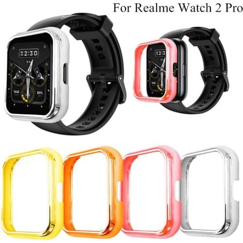 PC Hard Case for Realme Watch 2 Pro Cover Thin Bumper Protective Shell Frame Plating For Realme Watch2 Pro Lightweight Shell