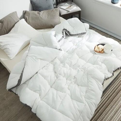 Winter Thick warm quilts bedding comforter autumn winter printed patchwork soft comfortable duvets with filling quilted blankets