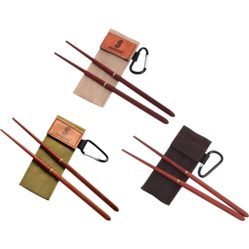 1Pair Foldable Chopsticks Dinnerware Tableware Office Travel Hiking Beach