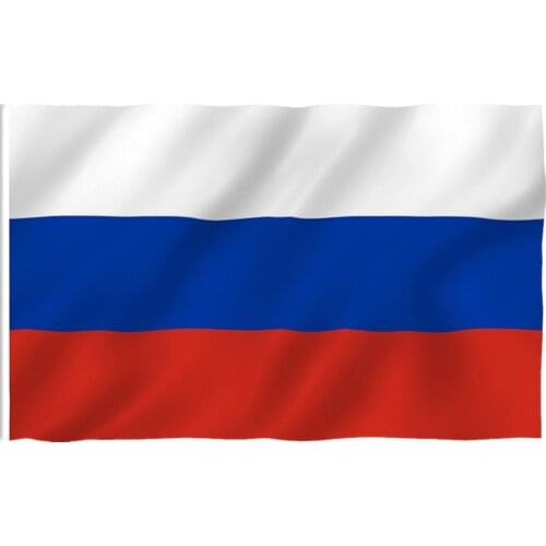 1PC Outdoor Russian Federal Republic Russia Flags Country Banner High Quality 3x5 Feet Polyester Russian Flag Home 90 x 150 cm