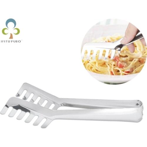 1Pcs Stainless steel food clip pasta clip noodle clip round head thickened restaurant tool Bread clip YJN