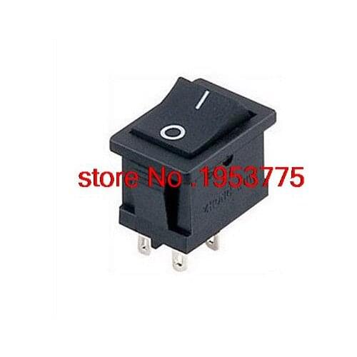 10pcs DPDT Double Pole Double Throw 6 Pin Rocker Switch