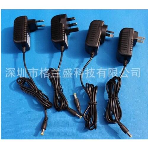 100 pieces AC 100~240 V DC 12 V Full 1.5 A Power Supply adapter Charger US AU UK CN EU plug
