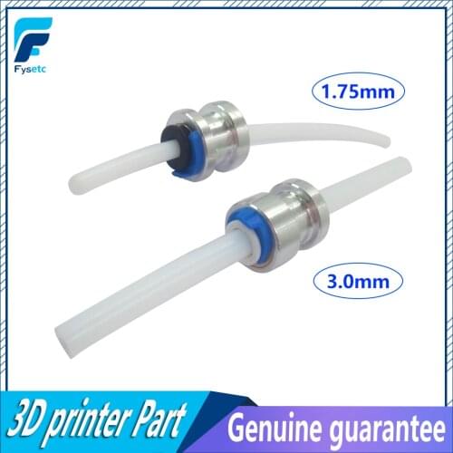 2Sets Titan Extruder Groove Mount Bowden Adaptor - 1.75mm/3mm Filament (4mm/6mm OD Tubing) For 3D Printer Parts