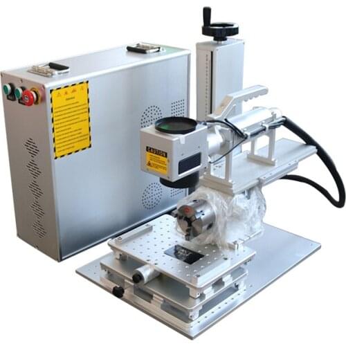 20w 30w plastic anodised aluminum laser marking machine metal