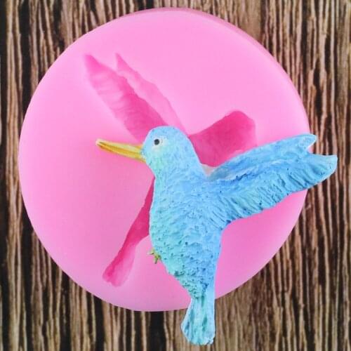 3D Bird Silicone Mold Sugar Craft Bird Fondant Mold DIY Cake Decorating Tools Cupcake Baking Chocolate Candy Clay Mould