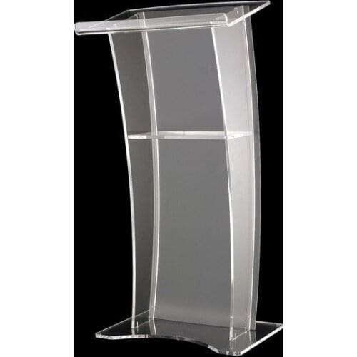 Free shipping Clear Modern Design /Acrylic Podium,Church Lectern/ Lucite pulpit/ Roetrum