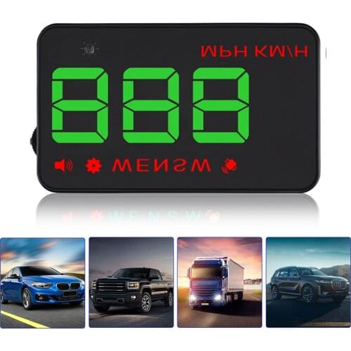 KM/h MPH GPS Digital Car Speedometer Smart Gauges Projector Hud Head Up Display Smart On-board Computer Auto Accessories