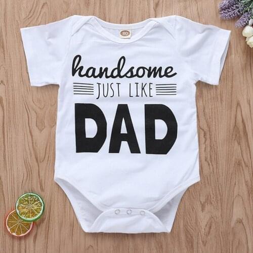 DHL 100pcs Newborn Infant Baby Boys Girls Letter Print Romper Jumpsuit Outfits Clothes psw0704
