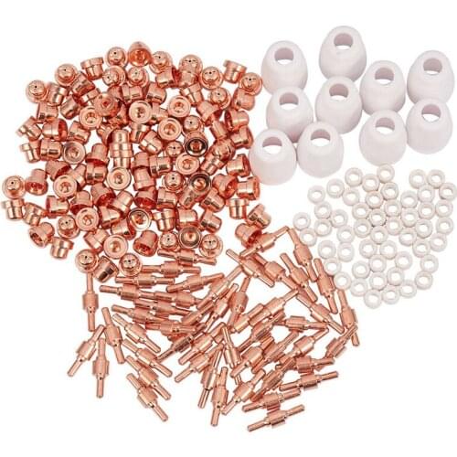 210X Air Plasma Cutter Consumables Electrode Tip Kit For Torch Pt-31 Lg-40 Cut50