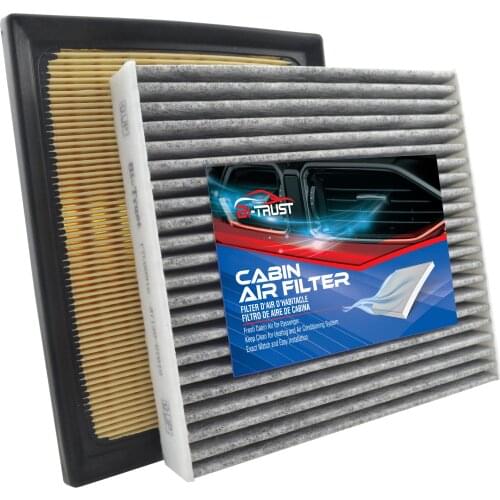 Bi-Trust Engine & Cabin Air Filter Set for 2012-2018 Toyota Prius V L4 1.8L/RAV4 Lexus NX300H/CT200H