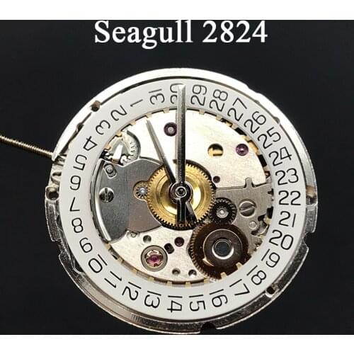 Top Seagull 2824-2 Mechanical Watch Movement 25 Jewels Automatic Self-winding Movt ETA 2824 Clone Brand Watch Parts Replacements