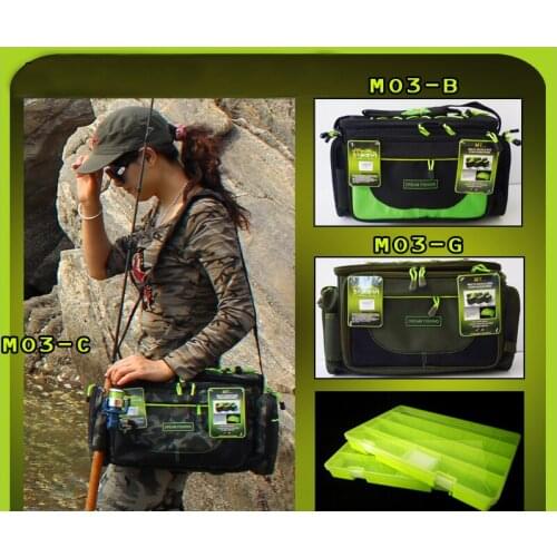 Multifunctional Fishing Bags Canvas Lure Waist Pack Messenger Pole Package Fishing Bag Carp Tackle 45 * 15 * 25cm A153