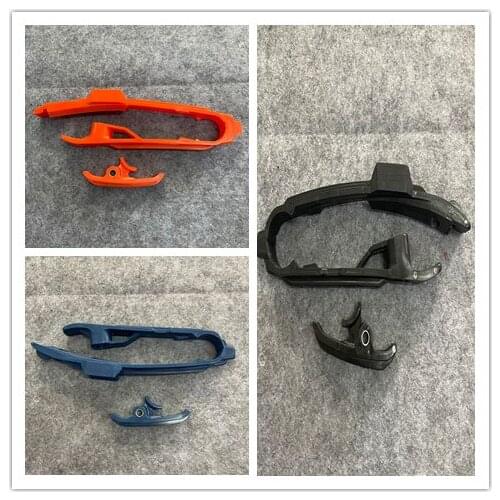 Motorcycle Swingarm Chain Slider Chain Guide Guard Brake Hose Clamp Kit Dirt Bike Enduro For SX SXF XCF 125 250 450 SX SX-F XC-F