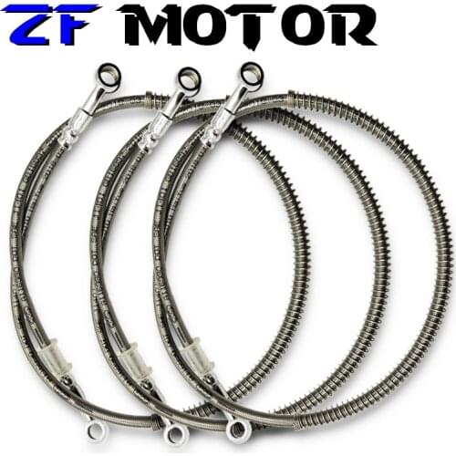 Motorcycle Front Rear High Performance Stainless Steel Hydraulic Brake Hose Brake Pipe Tubing Fits For HONDA CB400 1992-1998