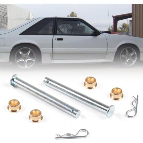 8Pcs Professional Auto Car Door Hinge Pins Bushing Repair Assembly Kit Set Modified Door Hinge Pins Kit for Mustangs 1979-1993