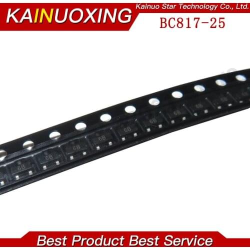 100PCS BC817-25 SOT23 817-25 SOT SMD 6B new transistor new and original