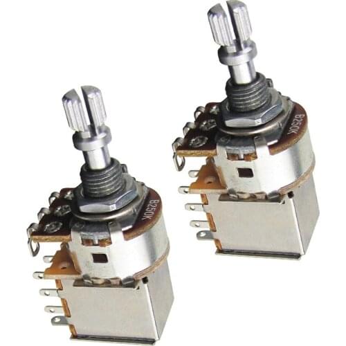 NEW 2pcs Guitar 250k Pots Push Pull Potentiometer B250K Pots Linear Taper Short Shaft