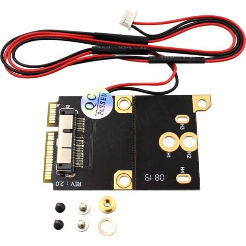 1 pc mini PCI-E to 1.25mm Wireless Wifi Card converter BCM94331CD BCM943602CDP