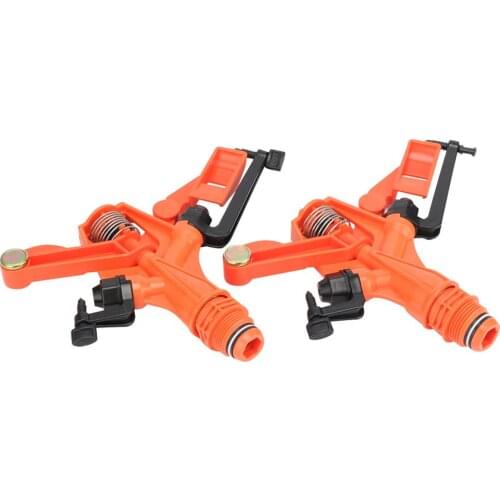 5Pcs 3/4" Male Thread Rotating Rocker Sprinklers Automatic 360 Degree Spray Watering Nozzle Garden Agriculture Irrigation Device