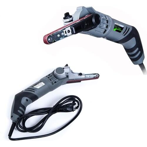 Hand - holding type 6 gear stepless speed belt sander YL-330 small portable metal sandpaper polishing machine 220V