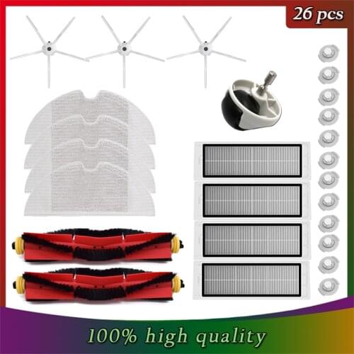 Robot Clean Mop HEPA Filter Main Brush Parts for Xiaomi Roborock S6 S60 S5 S50 S51 S55 S5 MAX Vacuum Cleaner Accessories