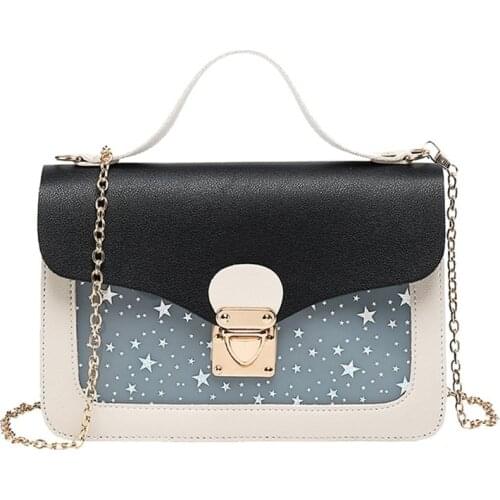 Messenger Crossbody Bag Clutch Wallet Handbags Pink Women Mini Small Square Pack Shoulder Bag Fashion Star Sequin Designer