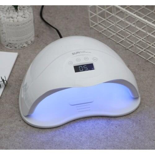 New Professional 365+405nm Led UV Lamp For Nails SUN5 Plus 48W Dryer Two Hands Fast Dryer Nail Curing Polish Lamp Nail Art Tool