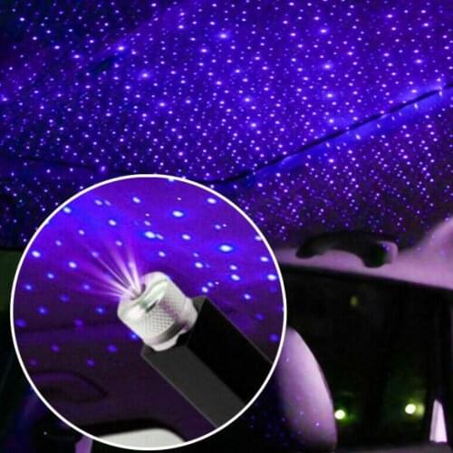3D Car Interior Parts USB Starry Ceiling Light Car Roof Light USB Night Light Romantic Atmosphere Lamp Car Accessories Interior
