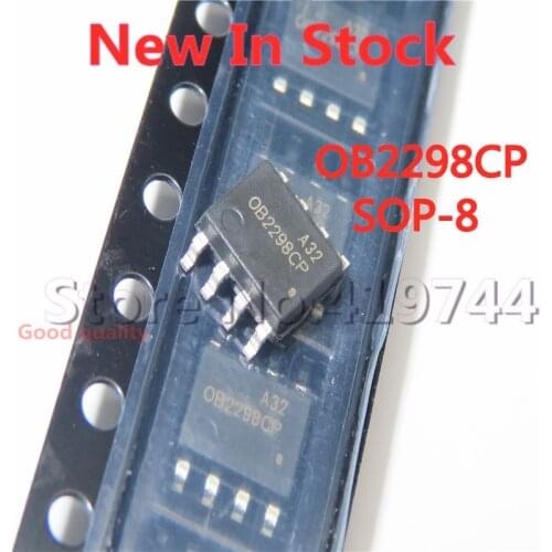 5PCS/LOT OB2298CP SOP8 OB2298 Power Management Chip SOP-8 In Stock NEW original IC