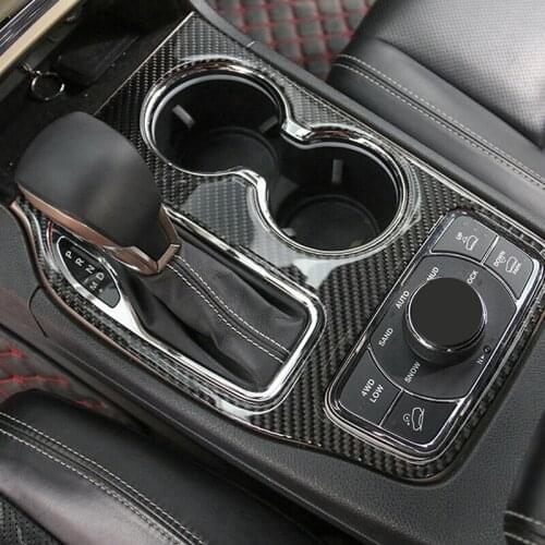 ABS Chrome For Jeep Grand Cherokee 2014-2017 Car rear gear shift knob frame panel Decoration Cover Trims Car Styling Accessories