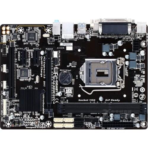 Used Gigabyte GA-B85-D3V-A Original Motherboard USB3.0 DDR3 16G Intel B85 Desktop LGA 1150 DVI VGA