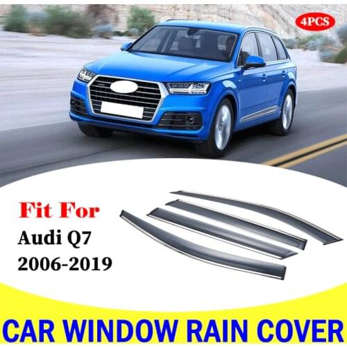 Car window deflectors FOR Audi Q7 2006-2019 wind deflector sun guard rain vent visor cover car styling accessories