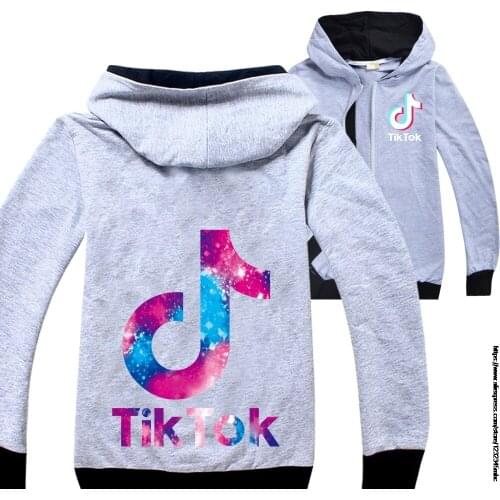 Tik Tok Spring Boys Girls Clothes Children Cotton Hooded Sweatshirt Kids Casual Sportswear Infant Clothing Hoodies 5-14yearss