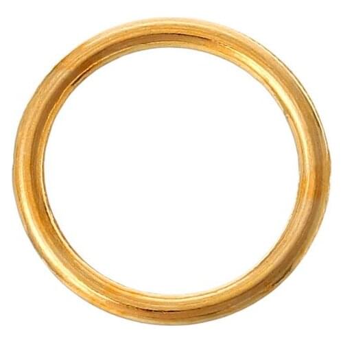 DoreenBeads Retail Closed Jump Rings Round Gold color 16mm(5/8") Dia,200PCs