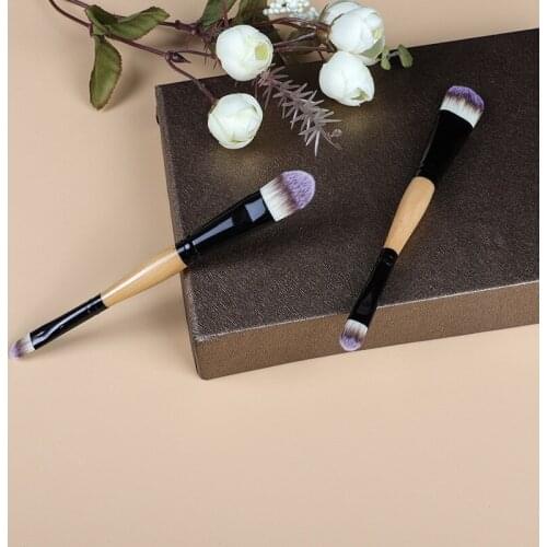 Double-ended Multifunction Cosmetics Eyeshadow Brush Liquid Foundation Powder Makeup Brush Facial Skin Care Beauty Tool