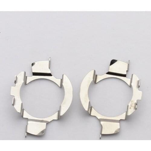 H7 LED adaptor base for VW for Buick H7 LED Metal clip retainer adapter bulb holder for BMW X5 for AUDI A3 A4 LED headlight bulb