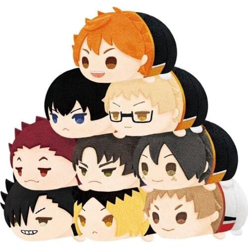 Haikyuu Doll Plush Doll Keychain Women Acrylic Key Ring Chain For Pants Kids Pendant Fashion Hinata Shoyo Kozume Kenma Brelok