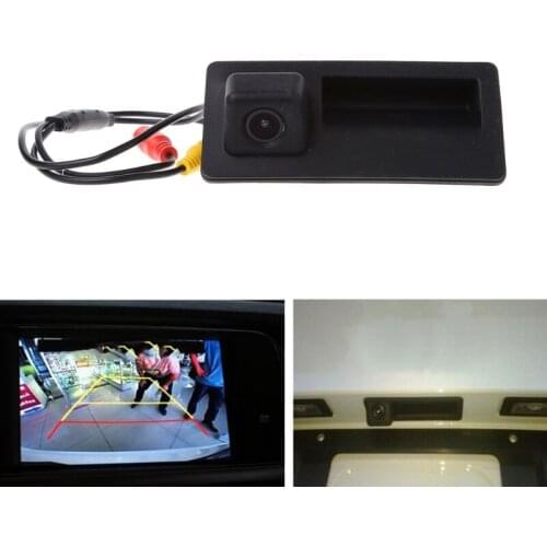 Car Trunk Handle Reverse Rear View Camera For Passat Tiguan Jetta Golf Touran E7CA