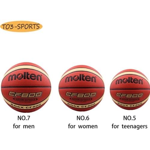 Molten High quality Basketball Ball Outdoor Indoor Size 7/6/5 PU Leather Training Basket Ball Basketball Net outdoor sports ball