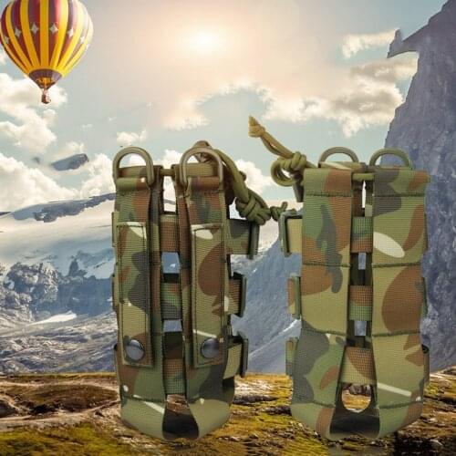 0.5L-2.5L New Tactical Molle Water Bottle Pouch Oxford Military Canteen Cover Holster Outdoor Travel Kettle Bag With Molle Syste