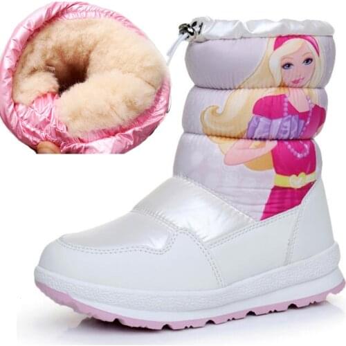 New 2020 winter Girls Boots Children Winter Shoes princess Snow Boots Kids High Quality Brand Kids Boots for girls waterproof