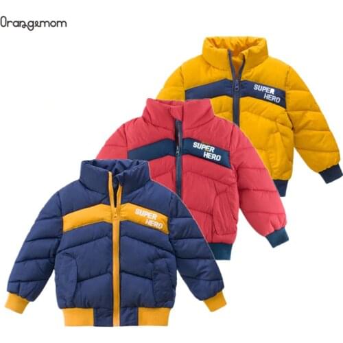 New ARRIVE 2021 Childrens Clothing Winter Boys Coat Boys Jacket Thick Long-sleeved fashion Cotton Clothes Infant Winter Coat