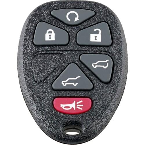 New black 6 Button 315Mhz keyless Remote key For Chevrolet Tahoe Traverse for GMC Yukon 2007 2008 2009 2010 2011 2012 2013 2014
