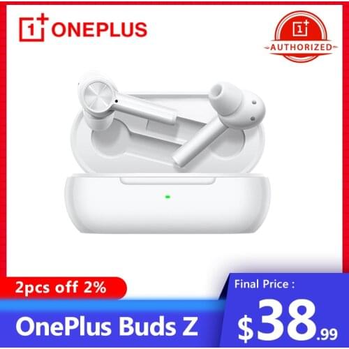 Original Oneplus Buds Z Wireless Headphones with Microphone 10mm Dynamic Driver Bluetooth Headset for Oneplus 8T 8 Pro Nord N10