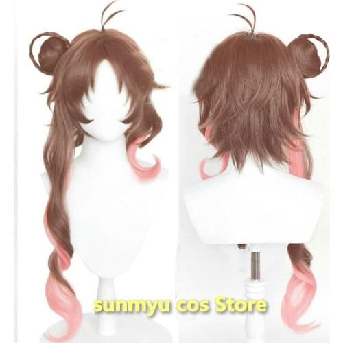 Game Arknights Eyjafjalla Wig Cosplay Halloween Wigs Hair