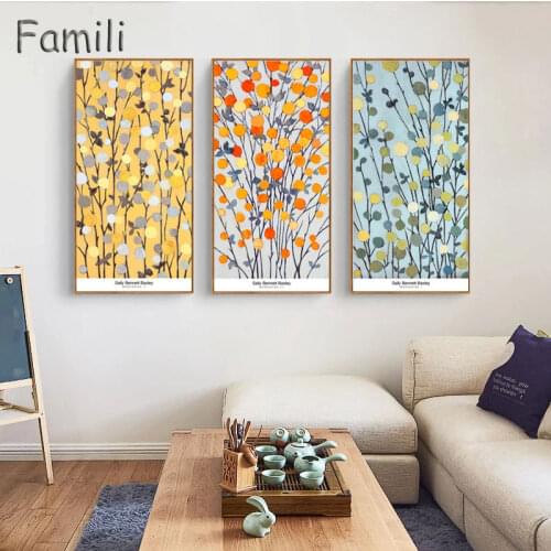 Forest Branch Poster 3 Panel Tree Canvas Painting For Living Room Wall Pictures Nordic Scandinavian Art Home Decoration No Frame