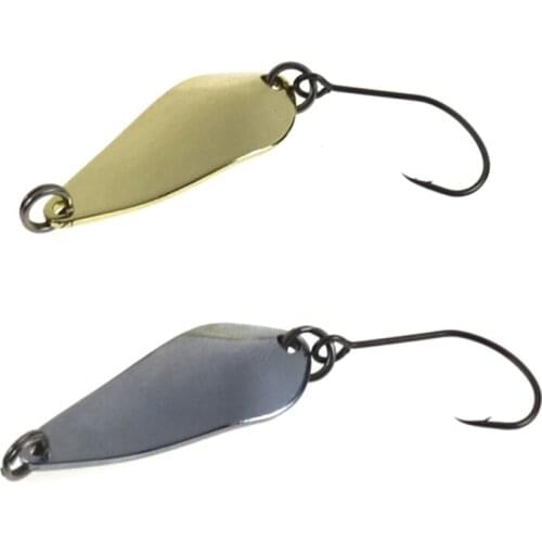 HISTOLURE 2PCS/lot 3.4g Metal Sequins Fishing Lures Spoon Lure Metal Fishing Bait Bass Sea lures Wobbles Fishing Tackle