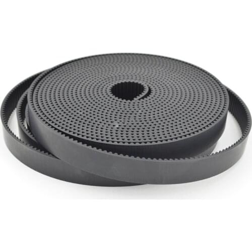 Arc HTD3M Open Synchronous Belt Width 6/10/15/20/25/30/40mm, Polyurethane Steel PU Black, HTD3M Timing Belt CNC