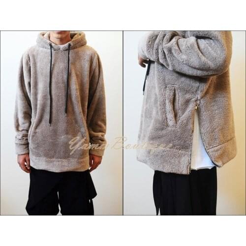 Sherpa Raf Bubble Furry Side YKK Zip-up Hoodie Zipper Warm Sherling Sweatshirt Winter / Pullover Hoodie Supreme Kith Yeezy